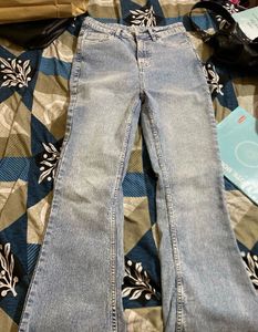 Flared Denim Jeans