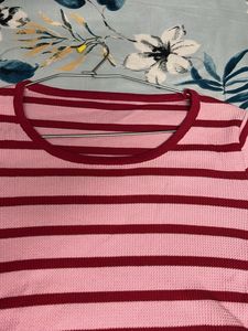 Striped Crop Top