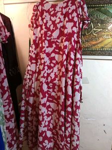 Fancy Floor Touch Gown At Clearance Sale