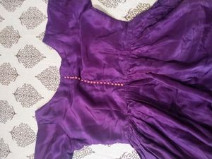 Levander Colour Anarkali Dress