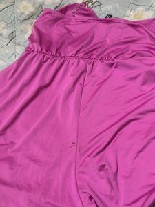 Pink Romper with Chain Straps