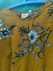 Mustard Colour Casual Dress