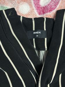 Striped Tie Waist Pants