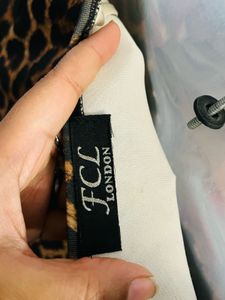 Animal Print Peplum Bodycon Dress