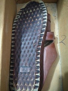 Brown Leather Sreeleathers man sandal