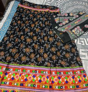 Ethnic Skirt & Top Set