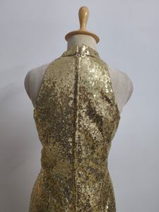 Glamorous Gold Sequin Gown