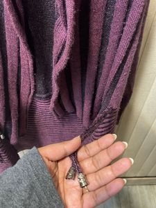 Purple Colour Shrug For Women