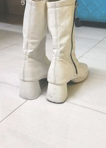 White Ankle Boots