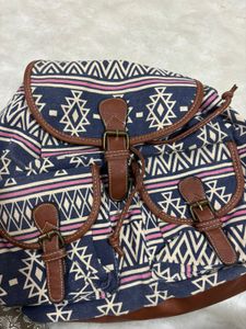 boho look solid imported Backpack