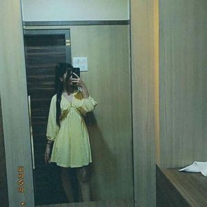 Yellow Mini Dress