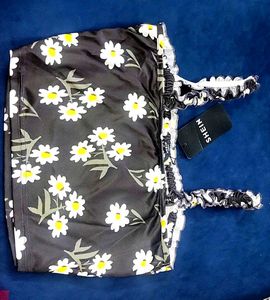 Floral Print Crop Top