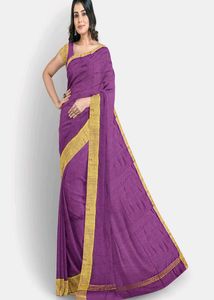 Elegant Purple Saree