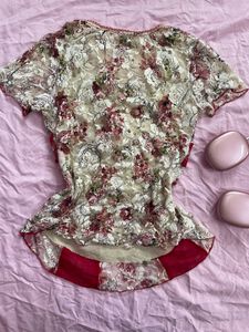 Y2k Floral Top