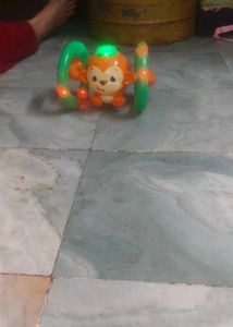 Vintage Monkey Rattle Toy