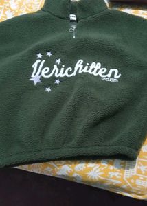 Green Fleece Pullover