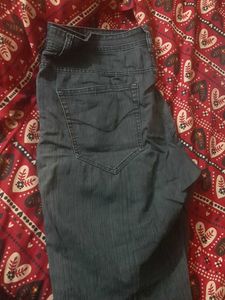 5 Collar Men T Shirt And Jean Blue