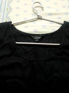 Black Assymetric Kurta