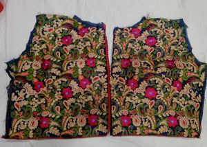 Embroidered (thread work) unstitched blouse sleeve
