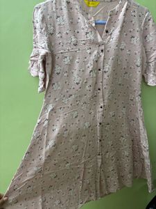 Cute Pink Floral Top