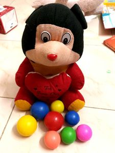Mickey Mouse toy with 8 balls