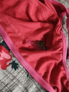 Pink Cotton Bra