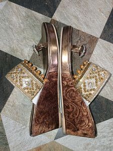 Elegant Bronze Sandals