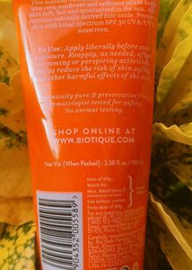 Biotique SPF 30 Sunscreen