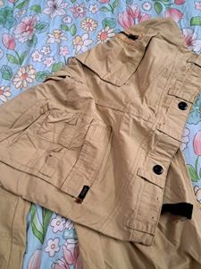 Beige Cargo Pants