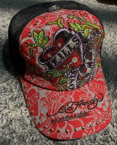 Ed Hardy Graphic Print Trucker Hat
