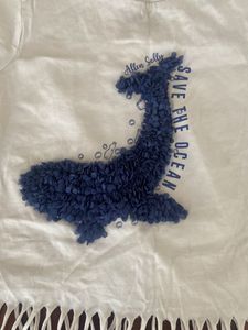 Allen Solly Whale Fringe Tee