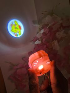 Cute Pink Camera Projector Keychain