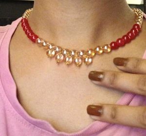 Royal Flame Statement Necklace❤️💛🧡