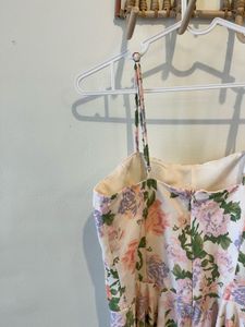 Floral Mini Dress Zara