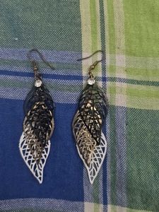 Heart &amp; Pearl Drop Earrings
