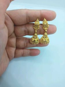 Brand New Golden Jhumka With FREE POD BAGS