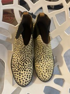 Cheetah Print Chelsea Boots