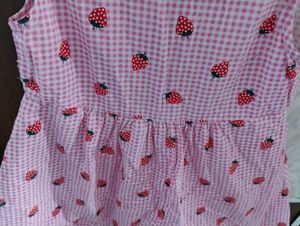 Hand 🌼Print Baby Girl Frock