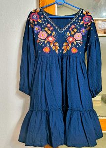Floral Embroidered Dress