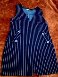 Striped Sleeveless Dress