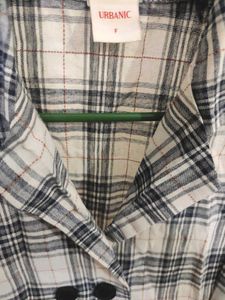 Vintage Plaid Cropped Blazer
