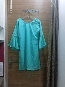 Turquoise Blue Sharara Pants And Kurta