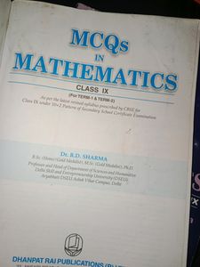 Maths Class 9th R.D sharma