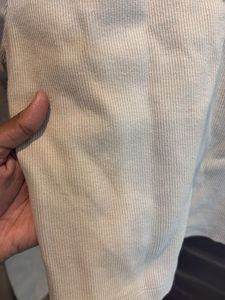 Beige Crop Top