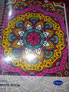 Citizen Spiral Plain Page Notebook + A4 Size Sheet