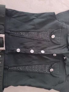 Belted Mini Shirt Dress