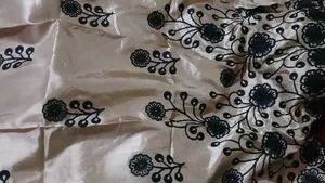 Golden Black Embroidery Kurta Set