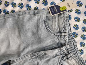 Light Blue Straight Leg Jeans