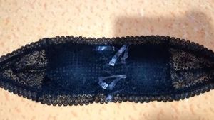Padded Black Tube bra
