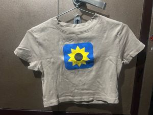 Graphic Cropped Tee